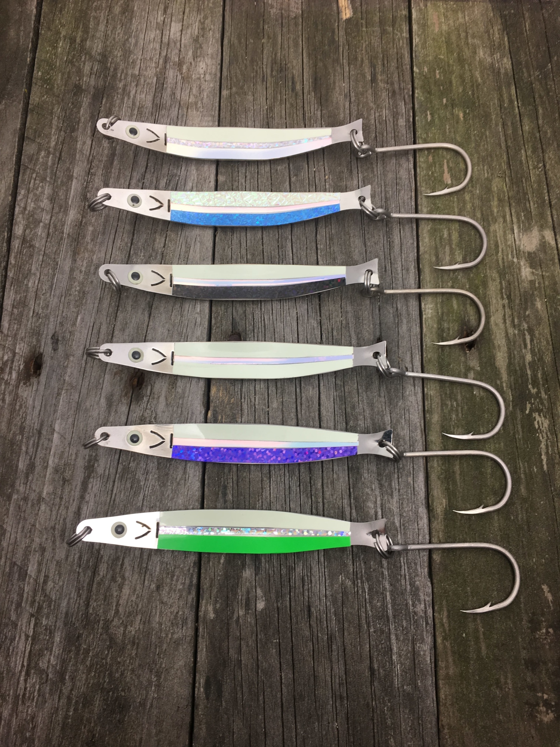 SP-1GL The Extreme Glow 6 pack of 4.5 needlefish lures